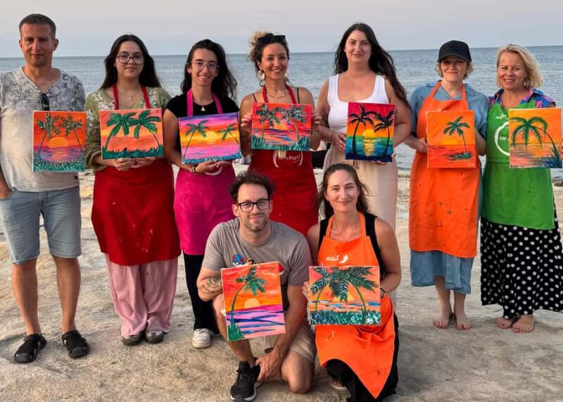 Malta: Original Sip & Paint Experience with Wine - Key Points