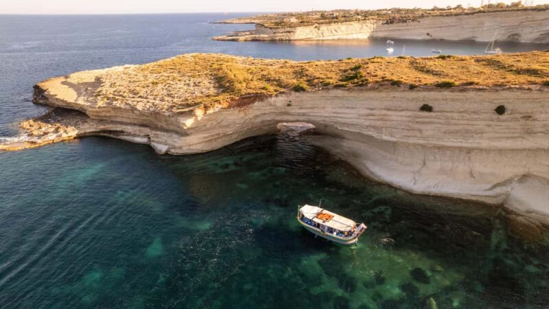 Malta: Sunset Boat Tour to St. Peters Pool and South Coast - Key Points