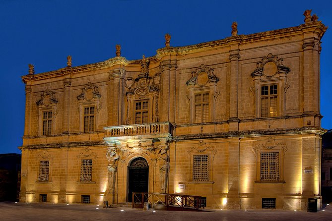 Malta under the stars guided tour of Valletta Waterfront, Rabat & Mdina - Cost-Effective Option for a Night Tour