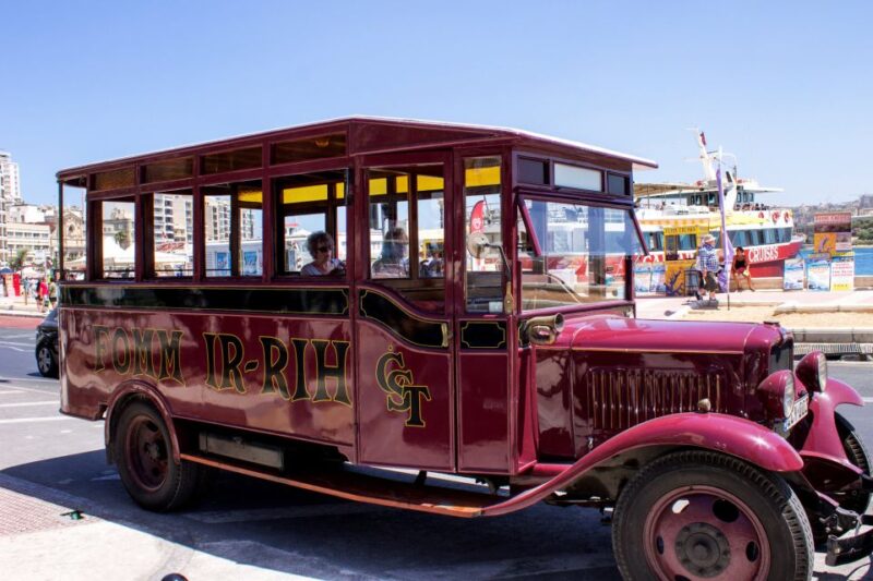 Malta: Vintage Bus Ride through the Three Cities - Discover Malta’s Three Cities on a Vintage Bus Tour for $23