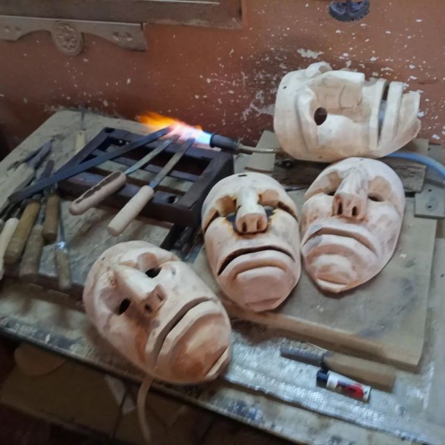 Mamoiada: Visit to a mask artisan's laboratory - Meet the Craftsman and Hear the Stories Behind the Masks