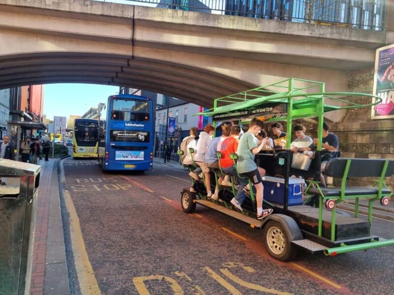 Manchester: Beer Bike Tour with Drinks and Music - Drinks, Music, and Customization