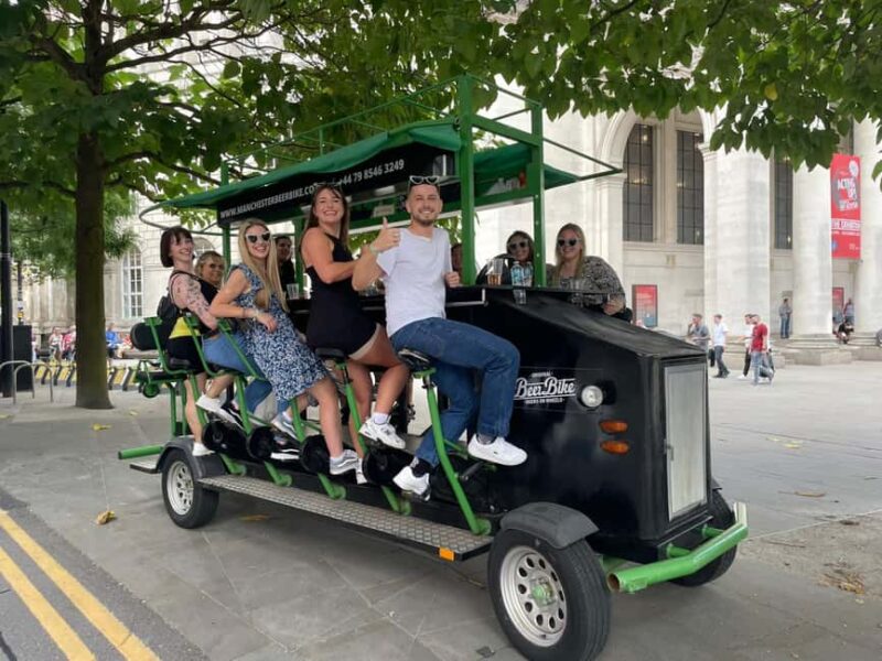 Manchester: Beer Bike Tour with Drinks and Music - Logistics and Group Details