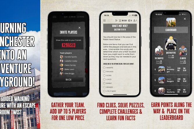 Manchester Self Guided City Walk and Interactive Treasure Hunt - Starting Point at Victoria Station