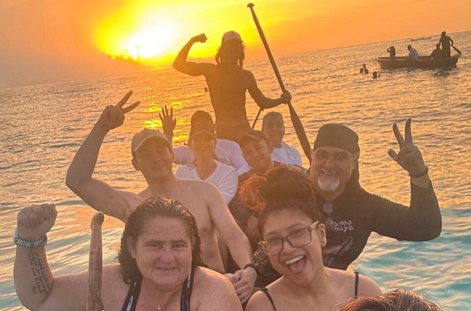 Mangrove Canoe Route at Sunset between Sacred Ecosystems - The Cultural Connection: Mayan Stories and Ecosystem Significance