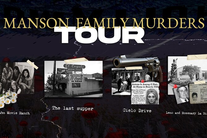Manson Family Murders funeral limo tour of LA - The Tour Starts at Ovation Hollywood in Los Angeles
