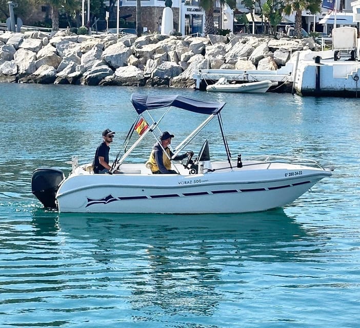 Marbella: Boat Rental drive yourself with Dolphin Sighting - Marbella Self-Drive Boat Rental with Dolphin Sighting — An Enjoyable Sea Adventure