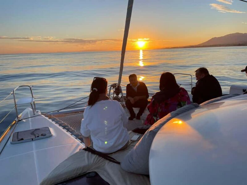 Marbella: Catamaran Sunset Cruise with Drinks and Snacks - Marbella: Catamaran Sunset Cruise with Drinks and Snacks