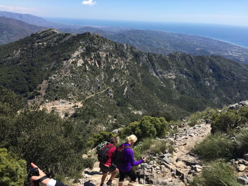 Marbella: "La Concha" mountain tour including snack and drink - The Adventurous Mountain Face and Final Climb