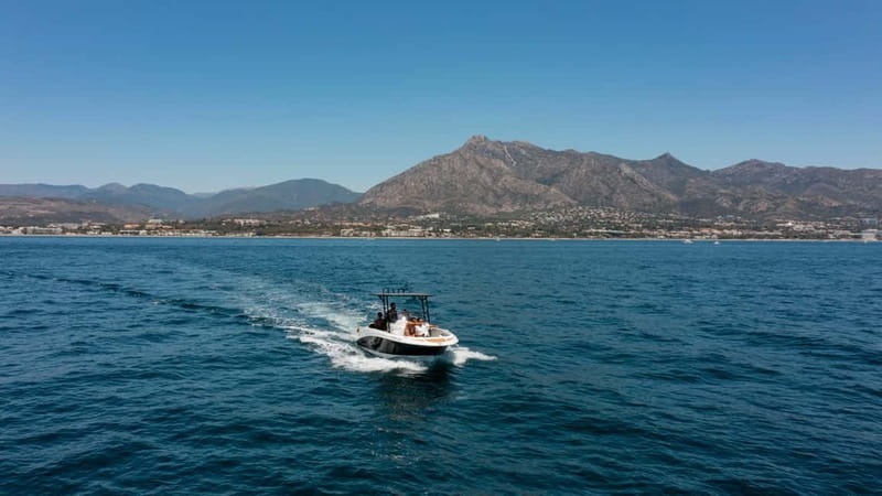 Marbella: Private Boat Rental with Skipper and Banana 2-8hrs - Marbellas Private Boat: Start from Puerto Banús and Explore the Coast