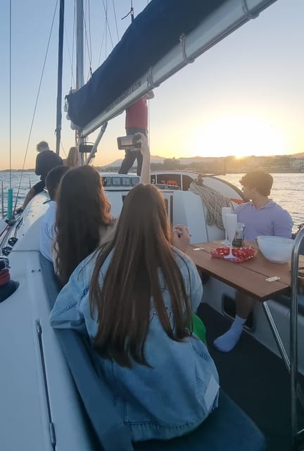 Marbella: sunset sailboat trip Drinks-Snacks,2 hour - Activities and Features During the 2-Hour Sail