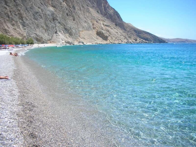 Marmara Beach  Sweet Water  Loutro with/without Transfer - Crete’s South Coast: Private Boat Tours with Allcretetours
