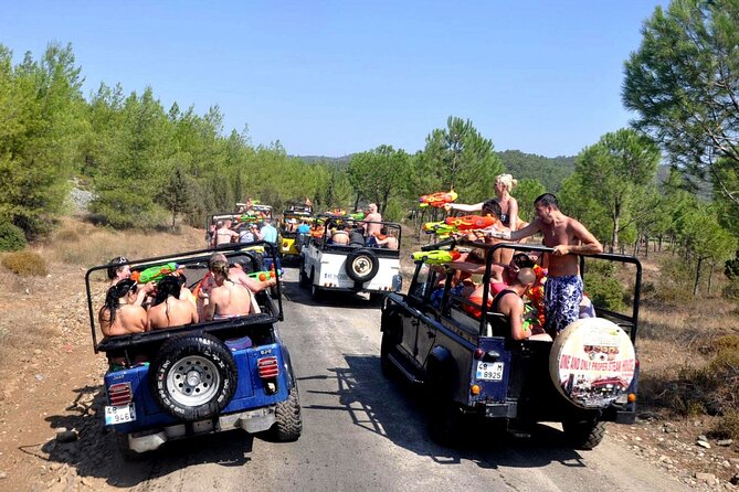 Marmaris Jeep Safari Tour With Waterfall and Water Fights - Relaxing at Jesus Beach