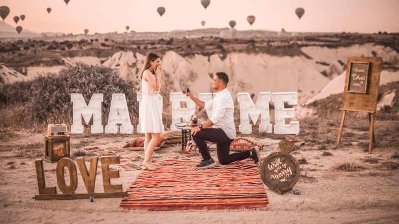 Marriage Proposal Surprise & Engagement in Cappadocia - An Unforgettable Marriage Proposal in Cappadocia for $511