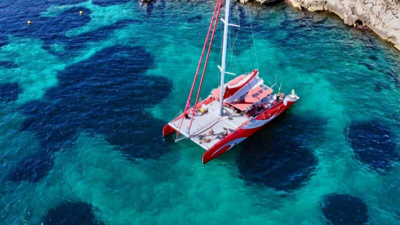 Marseille : Calanques Catamaran Cruise with Lunch & Wine - Sailing to the Iconic Calanques and Hidden Corners