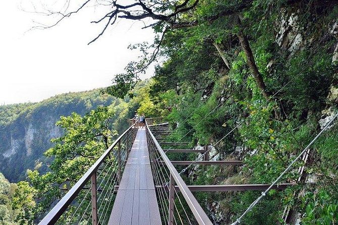 Martvili + Okatse + Caves - Sataplia Cave, Dinosaur Footprints, and Nature Views