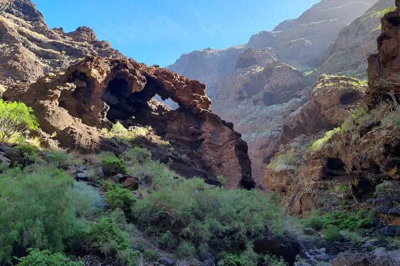 MASCA GORGE Trail: Guided Hike - Starting Point and Transportation from Santiago del Teide