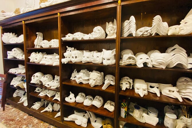 Mask Workshop - Paint Your Own Venetian Mask in Venice, Italy - The Selection of Masks and Decorative Options