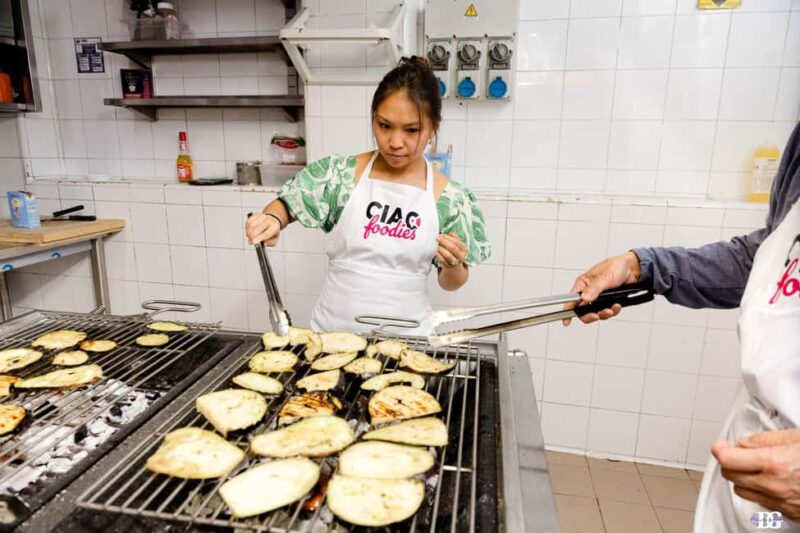 MasterSteak: Tuscan Steak Cooking Class with Unlimited Wine - Preparing Side Dishes and Classic Tuscan Appetizers