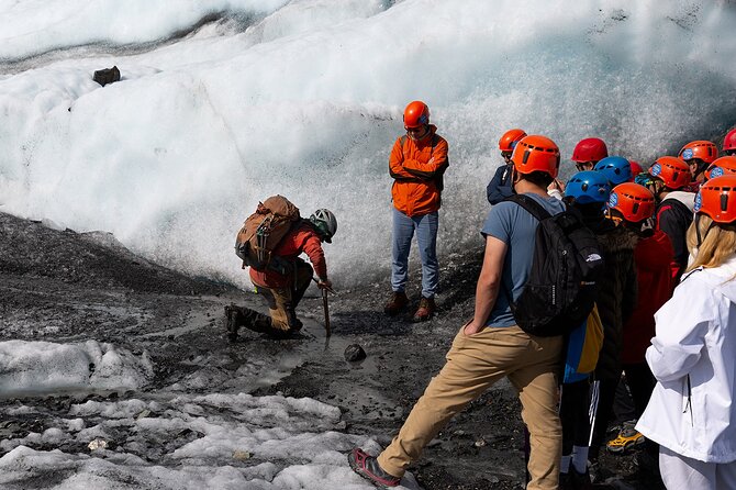 Matanuska Glacier Tour - Filling Your Bottle with Fresh Glacier Water