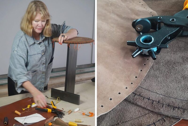 Matosinhos, Porto: Leather Side-Table Workshop - 11 Dec 2024 - Key Points