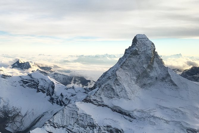 Matterhorn helicopter tour - longest scenic flight from Bern over the Swiss Alps - The Iconic Matterhorn from Every Angle
