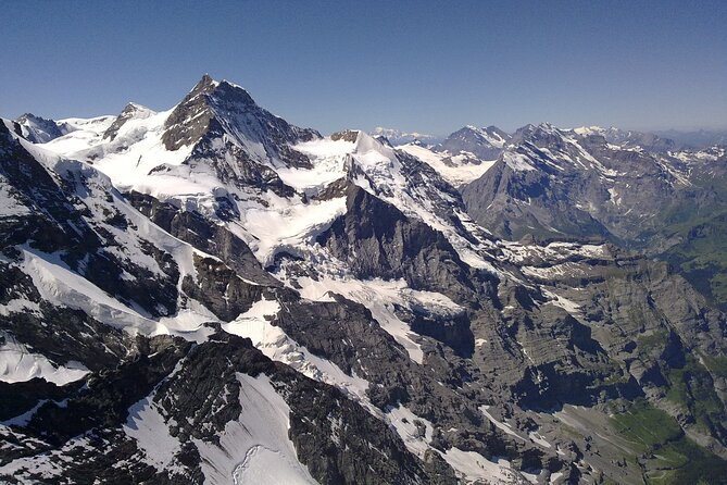 Matterhorn helicopter tour - longest scenic flight from Bern over the Swiss Alps - Flying Over Sion and the Rhone Valley