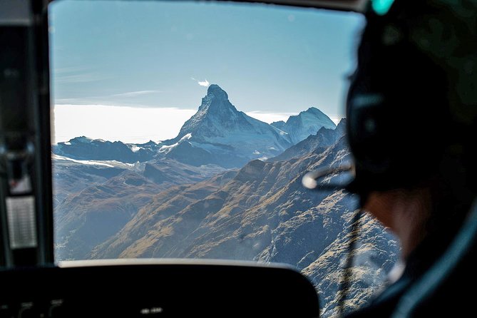 Matterhorn helicopter tour - longest scenic flight from Bern over the Swiss Alps - The Route Over the Bernese Oberland and Beyond
