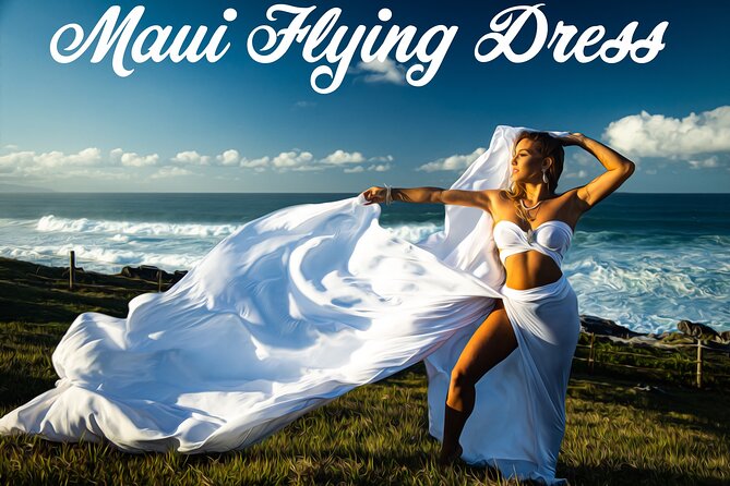 Maui Flying Dress Photoshoot Experience - Maui Flying Dress Photoshoot Starts at Ulua Beach in Wailea-Makena