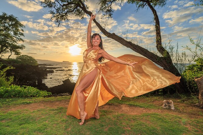 Maui Flying Dress Photoshoot Experience - Sunset Timing and Scenic Backdrops