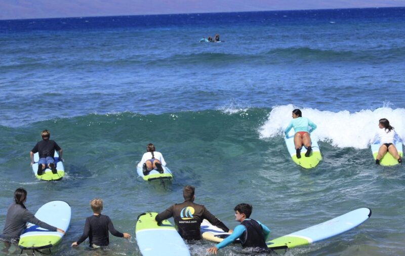 Maui: Group Surf Lesson - The Iconic Location: Kaanapali Beach