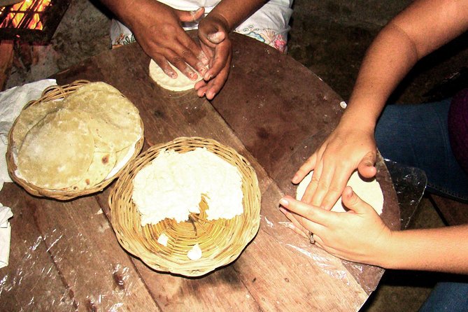 Maya Temazcal Night Ceremony from Cancun with Cenote Swim and Dinner - Learning to Make Traditional Maya Tortillas