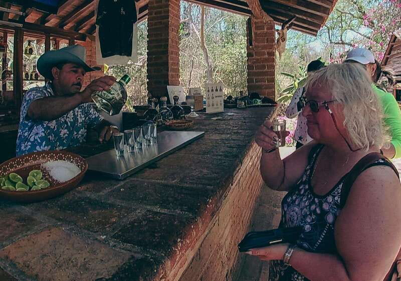 MAZATLAN: ZIP LINE AT HUANACOA, TEQUILA TOUR & TESTING - Refreshments and Local Flavors: The Quesadilla Snack