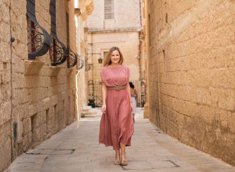 Mdina Professional Photoshoot 45 min over 70 digital Photos - Accessibility and Additional Options in the Photoshoot