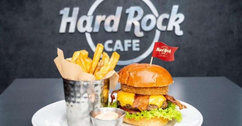 Meal at the Hard Rock Cafe New Orleans - The Two Dining Experiences: Acoustic and Electric Rock Menus