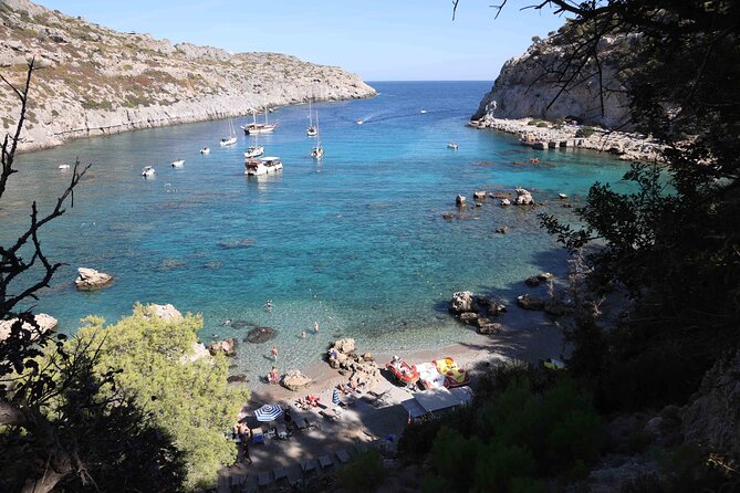 Medieval City & Lindos : Small Group Tour for Cruise Travelers - Lunch at Haraki Bay and the End of the Tour