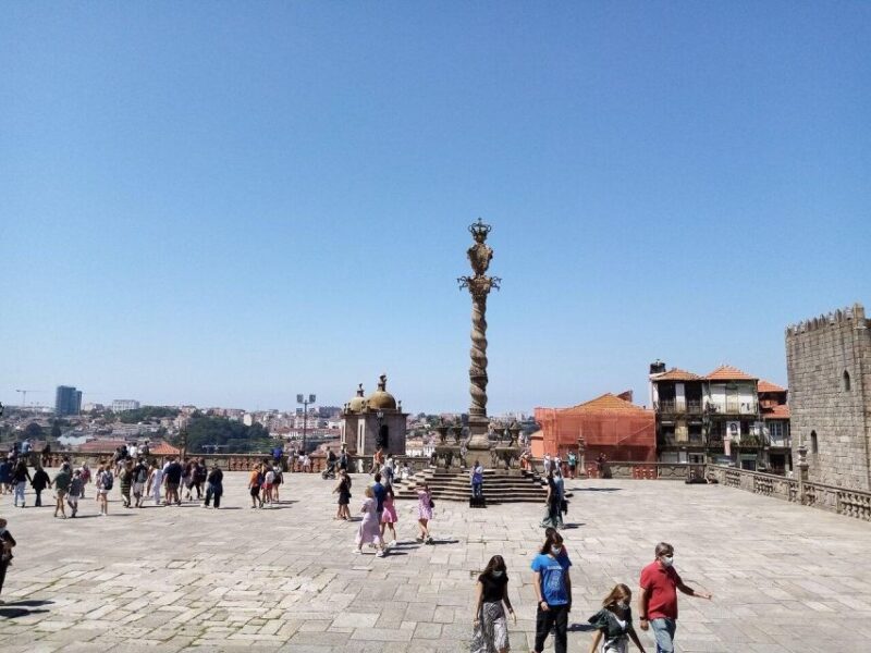 Medieval Porto - Walking Towards Infante D. Henriques Statue
