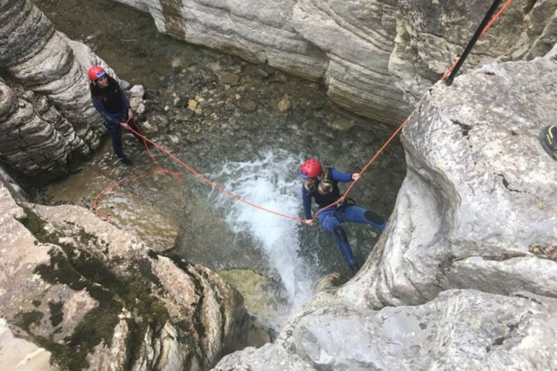 Megalo Papingo: Canyoning with Rappel Section B - The Thrilling Rappels and Water Descent Features