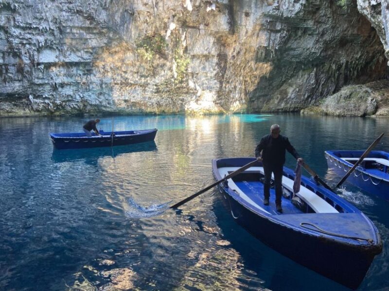 Melissani lake - Myrtos beach swimming - Key Points