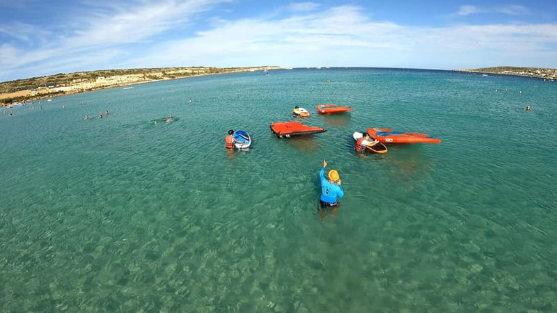 Mellieha Bay: Wing Foiling Lesson - The Instructor’s Role and Multilingual Support