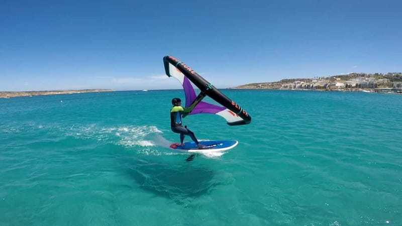 Mellieha Bay: Wing Foiling Lesson - Group Size and Suitability