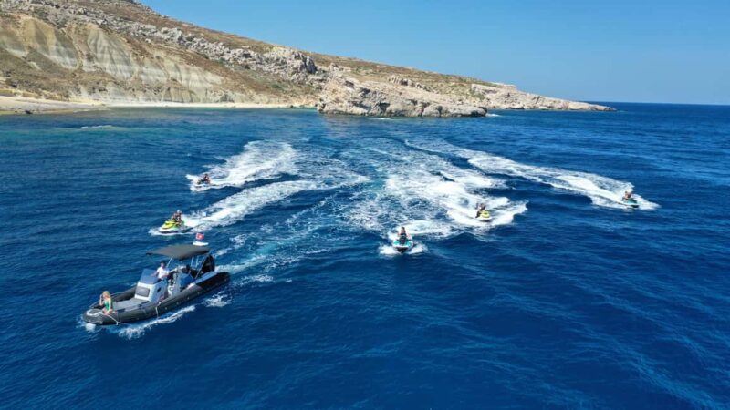 Mellieha: Comino & Blue Lagoon Jet Ski Safari Tour - Starting Point at Marfa Bay in Malta