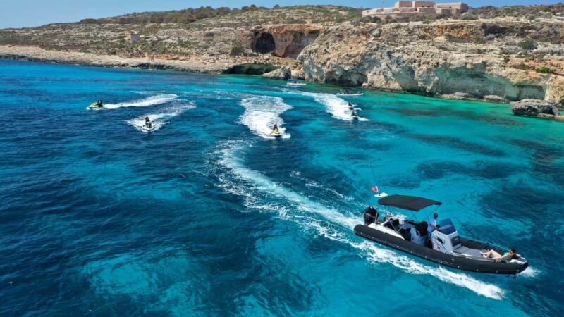 Mellieha: Comino & Blue Lagoon Jet Ski Safari Tour - Exploring Comino Island’s Iconic Spots