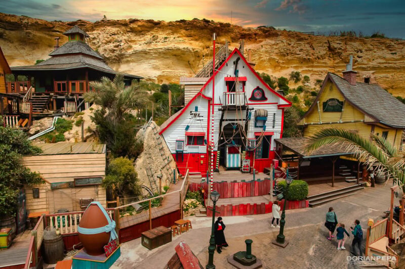 Mellieha: Popeye Village Malta Filmset Entry Ticket - The Location and What Makes Popeye Village Unique