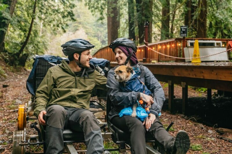 Mendocino County: Pudding Creek Railbikes - Wildlife and Natural Beauty Encounters