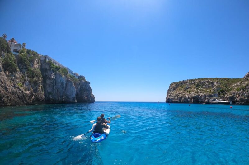 MENORCA: Kayak cave route + photo session. - Kayaking into Menorca’s South Coast Caves