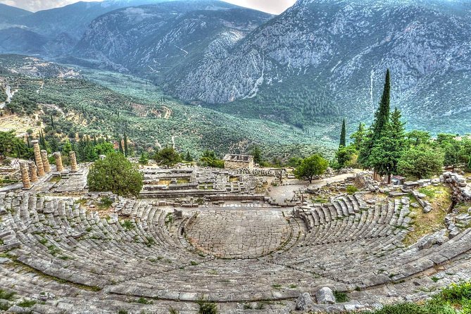 Mercedes Private Tour from Athens to Delphi and Arachova - Walking Through the Sacred Site of Delphi Ancient Town