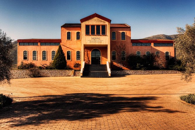 Mercedes Private Tour Nafplio -Nemea wine tasting-Mycenae - Tasting Award-Winning Wines at Domaine Skouras Winery