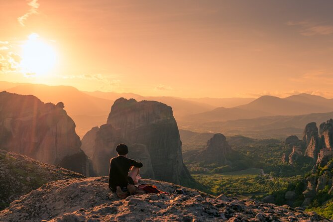 Meteora: Guided Sunset Tour with Monasteries and Caves Visit - Visiting Byzantine Church and Hermitages
