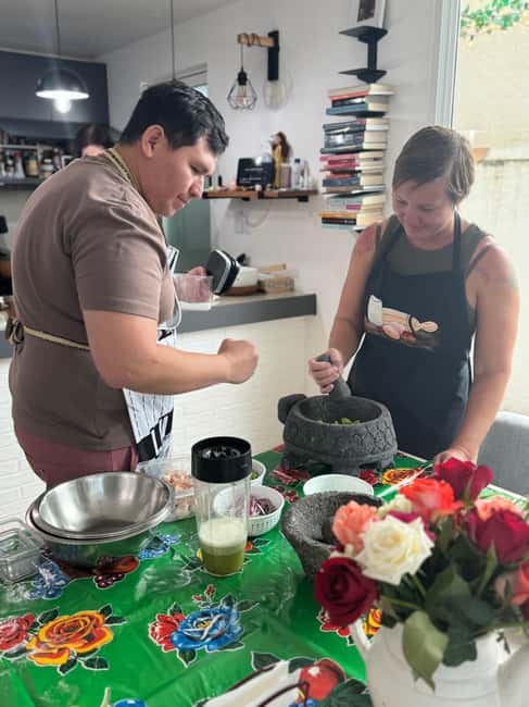 Mexican cuisine at home - Drinks and Beverages Included in Your Experience